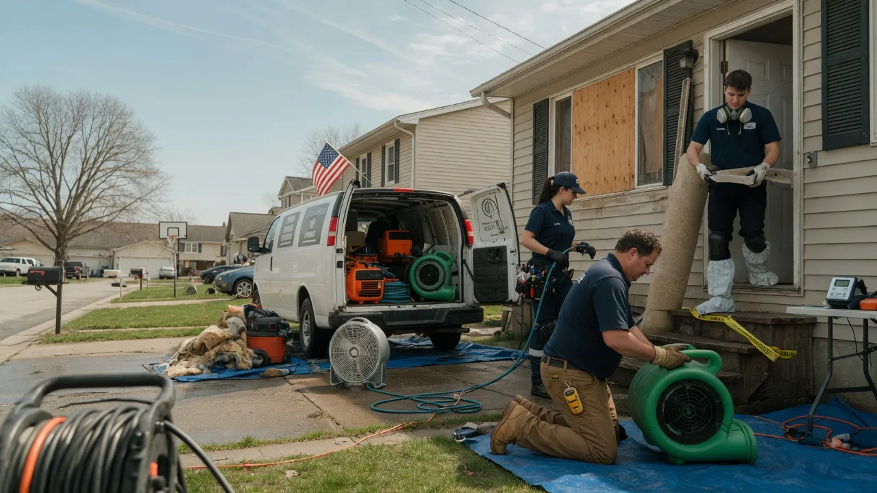 Water Damage Restoration in Papillion, NE near me